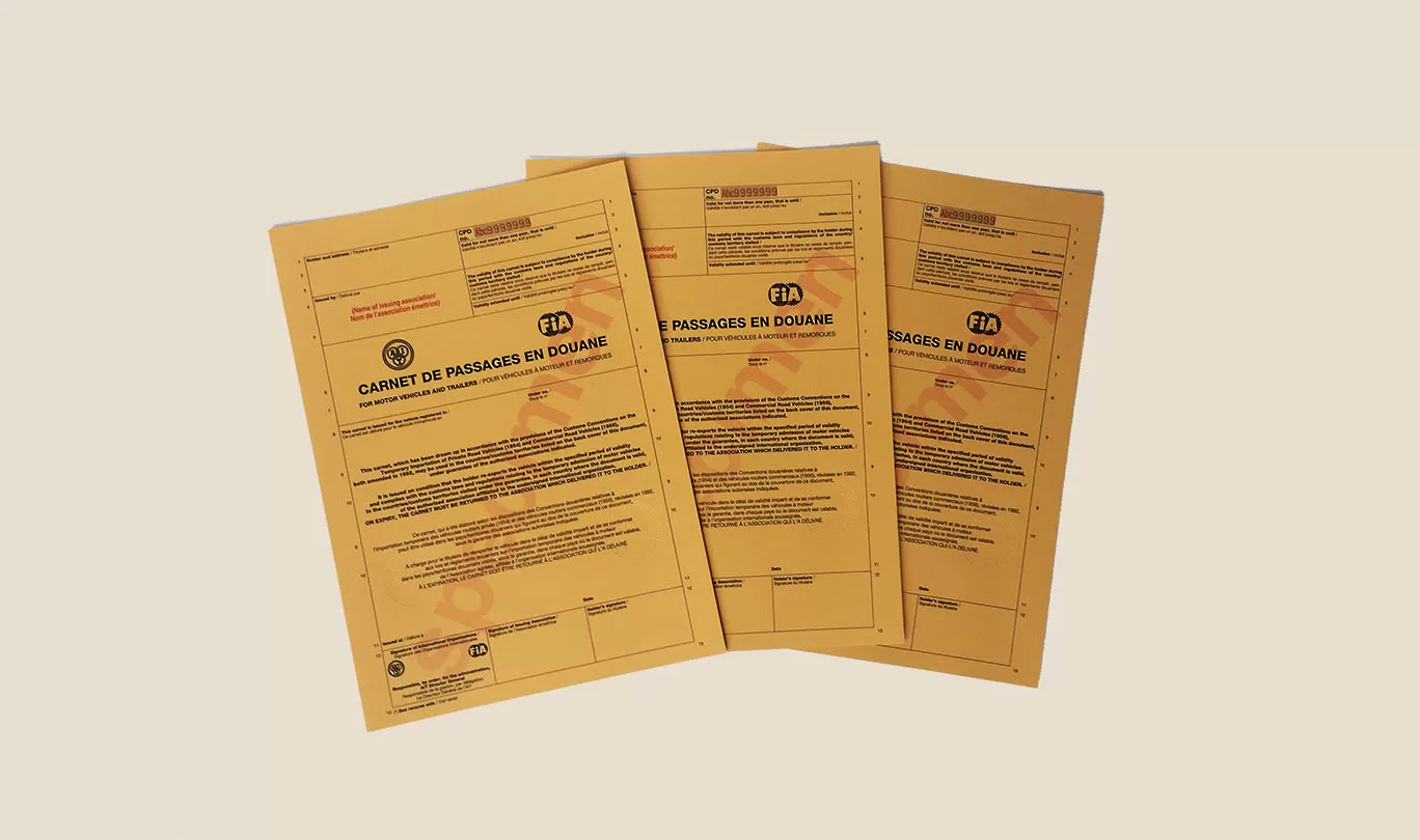 Carnet de Passages en Douane